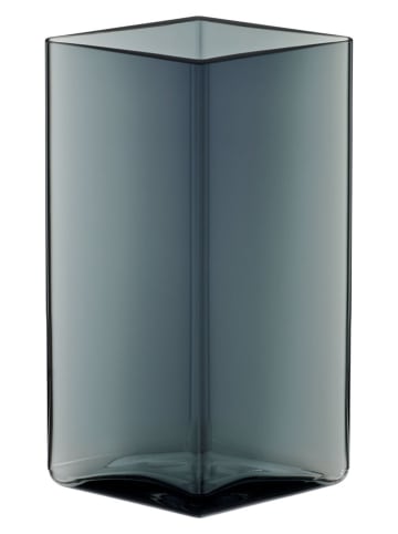 iittala Vase ''Ruutu'' in Grau - (B)11,5 x (H)18 x (T)11,5 cm
