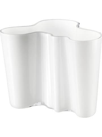 iittala Vase "Aalto" in Weiß - (H)16 cm