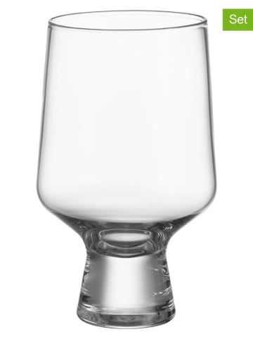 iittala 2-delige set: glazen op steel "Solare" transparant - 400 ml