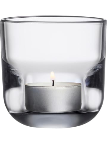 Arabia Teelichthalter "Ilona" in Transparent - Ø 7,3 cm