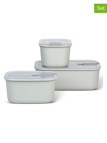 Mepal 3er-Set: Vorratsbehälter in Weiß