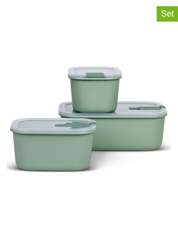 Mepal 3er-Set: Vorratsbehälter in Grün