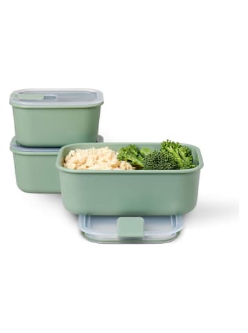 Mepal 3er-Set: Vorratsbehälter in Grün