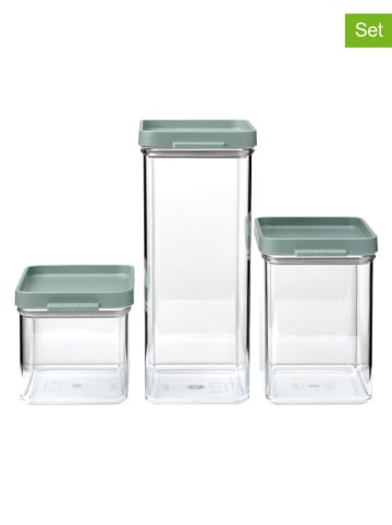 Mepal Pojemniki (3 szt.) w kolorze zielonym