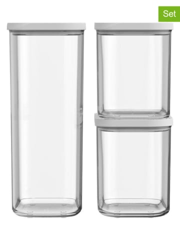 Mepal Pojemniki (3 szt.) w kolorze białym