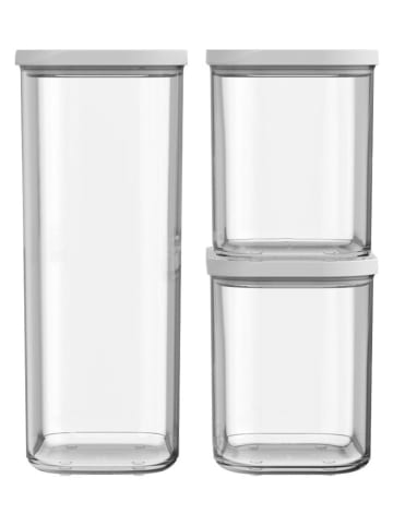 Mepal 3er-Set: Vorratsbehälter in Weiß