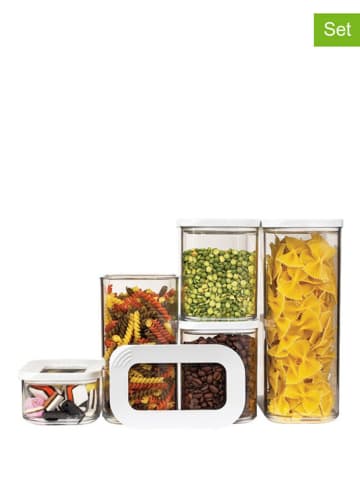 Mepal Pojemniki (5 szt.) w kolorze białym