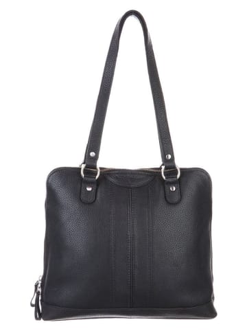 Betty Barclay Skórzana torebka w kolorze czarnym - 32,5 x 28,5 x 8 cm