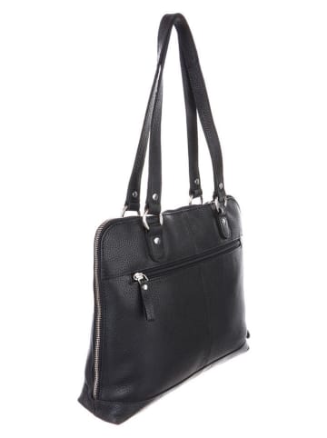 Betty Barclay Leren schoudertas zwart - (B)32,5 x (H)28,5 x (D)8 cm