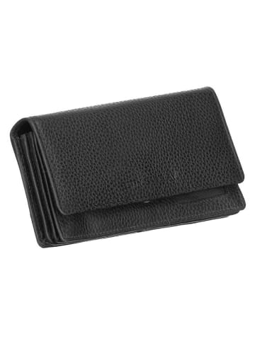 Betty Barclay Leren portemonnee zwart - (B)19,5 x (H)10 x (D)3 cm