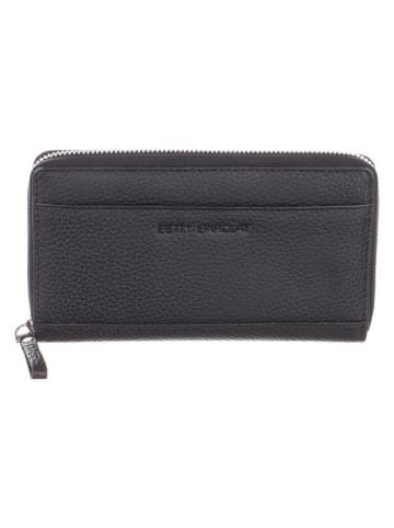 Betty Barclay Skórzany portfel w kolorze czarnym - 19 x 11 x 2,5 cm