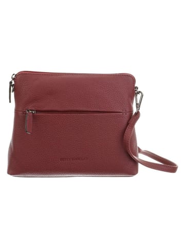 Betty Barclay Skórzana torebka w kolorze czerwonym - 23 x 19,5 x 6 cm