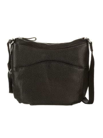 Betty Barclay Skórzana torebka w kolorze czarnym - 33 x 28 x 9 cm