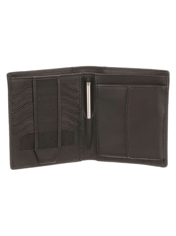 Bodenschatz Skórzany portfel w kolorze brązowym - 11 x 12,5 cm