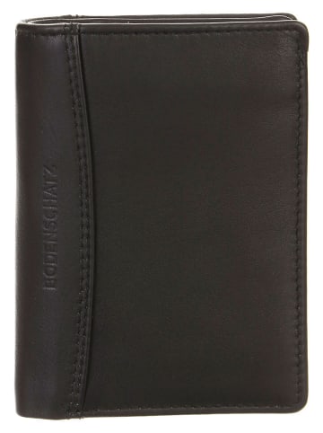 Bodenschatz Leder-Geldbörse in Braun - (B)11 x (H)8 cm