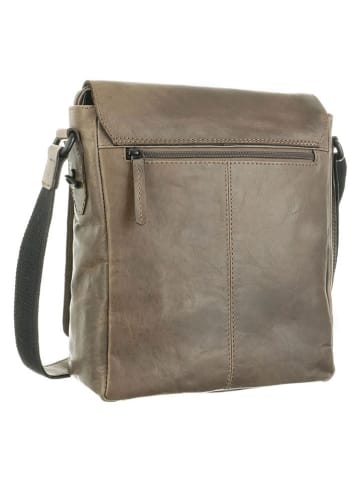 Bodenschatz Skórzana torebka w kolorze jasnobrązowym - 26 x 30 x 9 cm