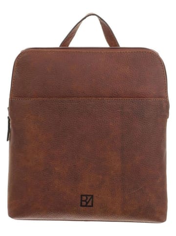 Bodenschatz Skórzany plecak w kolorze jasnobrązowym - 25 x 29 x 9 cm