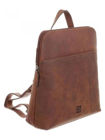 Bodenschatz Skórzany plecak w kolorze jasnobrązowym - 25 x 29 x 9 cm