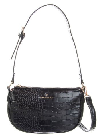 Bodenschatz Schultertasche in Schwarz - (B)26 x (H)17 x (T)5 cm