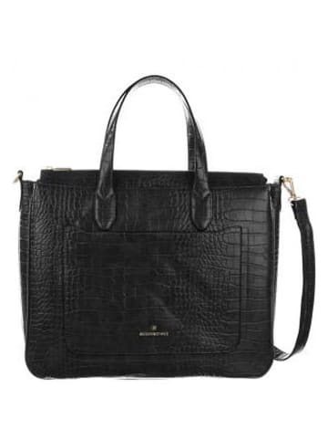 Bodenschatz Aktówka w kolorze czarnym - 38 x 30 x 8 cm