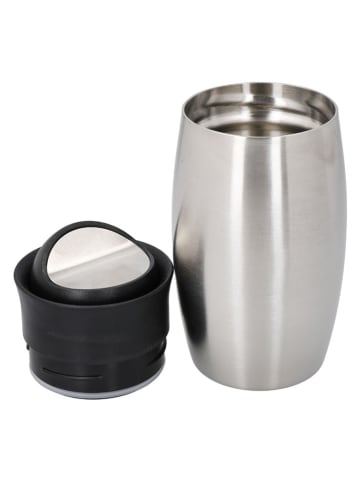 BarCraft Shaker w kolorze srebrnym do koktajli z pokrywką typu fliptop - 450 ml