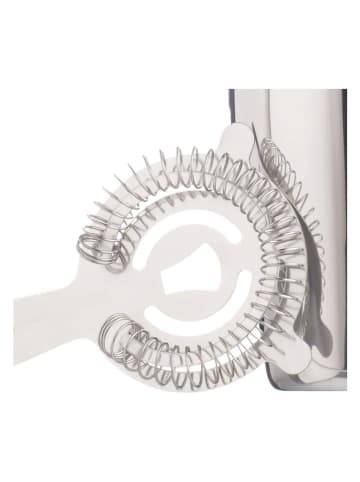 BarCraft 3-częściowy zestaw w kolorze srebrnym do koktajli