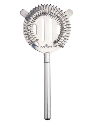 BarCraft Sitko w kolorze srebrnym do koktajli - 9 x 20 cm