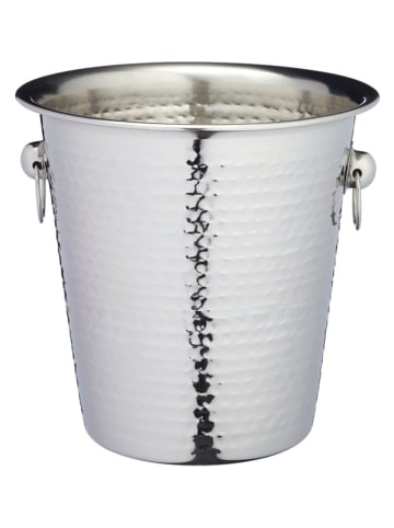 BarCraft Schładzacz w kolorze srebrnym do butelek - wys. 20 x Ø 21 cm