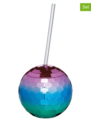 BarCraft 2er-Set: Cocktailschalen in Bunt - 550 ml