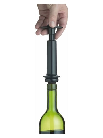 BarCraft Wijn-vershouder zilverkleurig - (H)14 cm