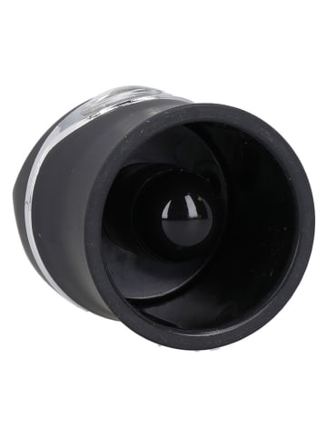 BarCraft Zatyczka w kolorze czarnym do butelki - wys. 6 x Ø 4 cm