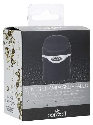 BarCraft Flessensluiting zwart - (H)6 x  Ø 4 cm