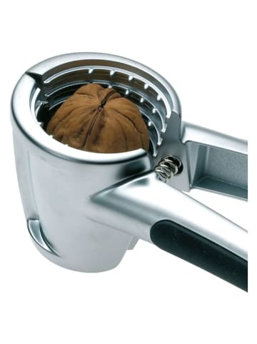 BarCraft Dziadek w kolorze srebrnym do orzechów - dł. 24,5 cm