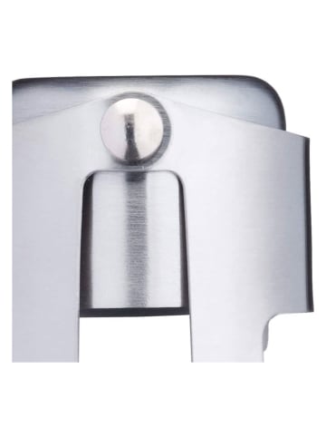 BarCraft Zatyczka w kolorze srebrnym do butelki - wys. 5 x Ø 4 cm