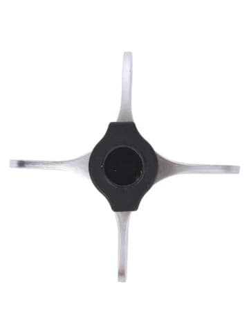 BarCraft Kurkentrekker zilverkleurig - (H)4 x Ø 7 cm