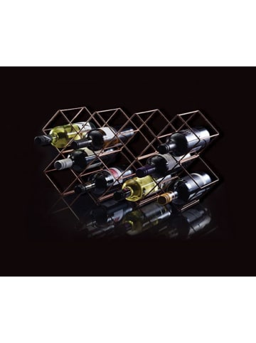 BarCraft Wijnrek goudkleurig - (B)58 x (H)15,5 cm