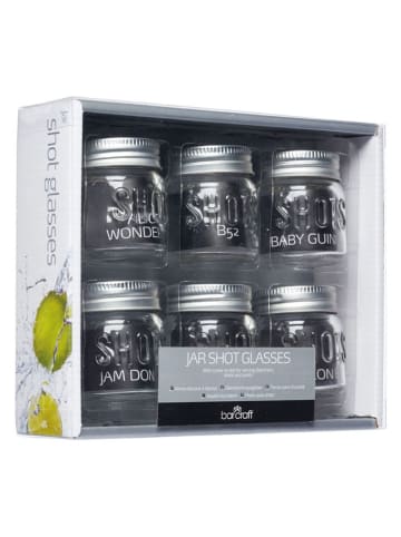 BarCraft 6-delige set: minicocktailglazen - 60 ml