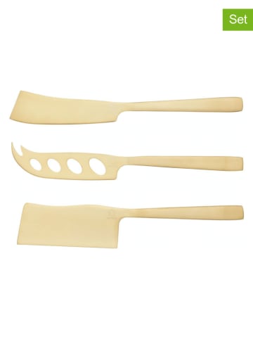 Artesa 3-delige set: kaasmessen goudkleurig