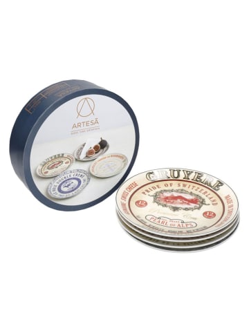 Artesa 5-delige set: kaasserveerborden meerkleurig - Ø 19 cm