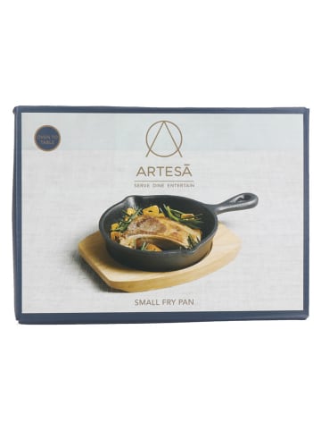 Artesa 2-delige set: ovenpan met serveerplank zwart/lichtbruin