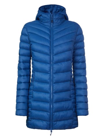 ROCK EXPERIENCE Doorgestikte mantel "Juneau" blauw