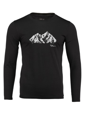 Traunstein Sport Functionele longsleeve "Bergwelt" zwart