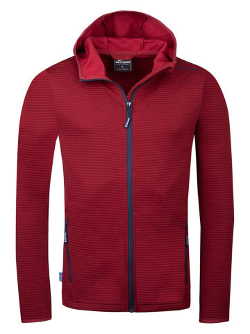 Westfjord Fleece vest "Skardsvik" rood