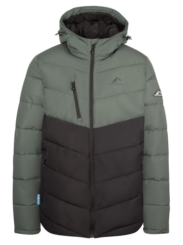 Westfjord Winterjacke "Kirkjufell" in Grün/ Schwarz