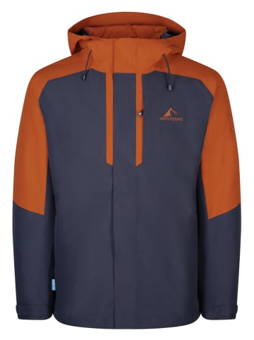Westfjord 3in1-Funktionsjacke "Skogafoss" in Orange/ Dunkelblau