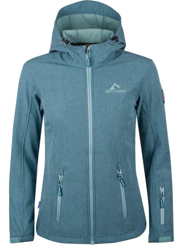 Westfjord Kurtka softshellowa "Eldfjall" w kolorze morskim
