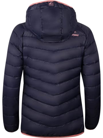 Westfjord Donsjas "Snaefell" donkerblauw/oudroze