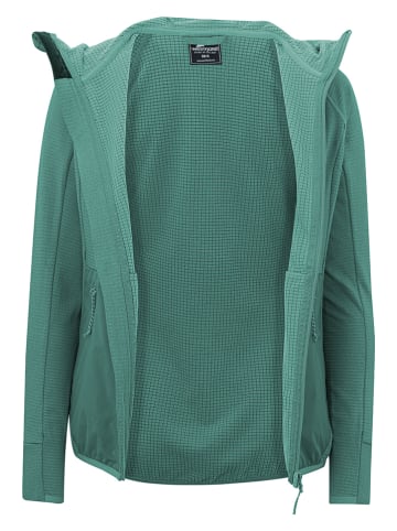 Westfjord Fleece vest "Thingvellir" groen