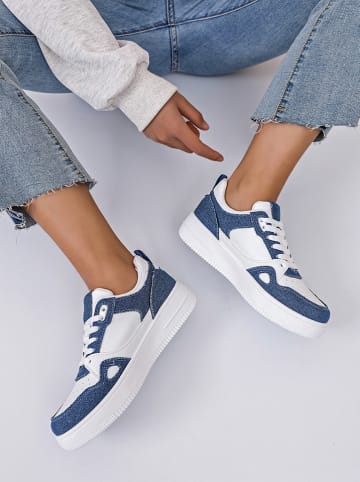 Sixth Sens Sneakers blauw/wit