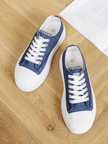 Sixth Sens Sneakers blauw/wit